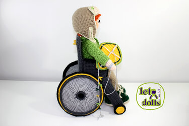 Jesse, Medium Crochet Doll Pattern, Amigurumi, 18"/ 46 cm Tall