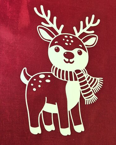 Cutting File Reindeer / Deer Winter Christmas - 2 Variants SVG PNG DXF PDF - Plotting