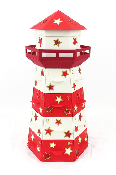 Adventskalender – Leuchtturm – Bastelanleitung und Vorlagen - Bild 2