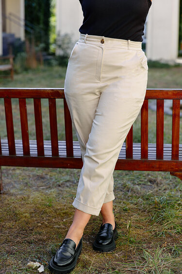 Chino Pants Sewing Pattern Ladies XS-XXXL Pants Pattern