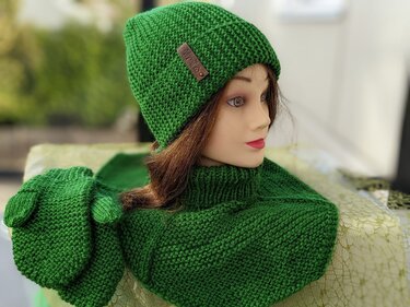 Turtleneck Dickey Knitting Pattern