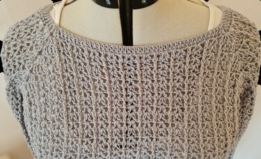 Pullover / Shirt "Frühlingsbrise" Häkelanleitung RVO jede Größe - Bild 8