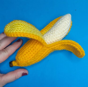 Banana Crochet pattern, Food pattern, Banana amigurumi, Crochet Fruit