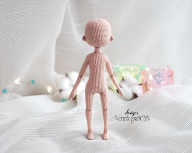 Сrochet Doll Base Pattern, Amigurumi doll pattern - Crochet
