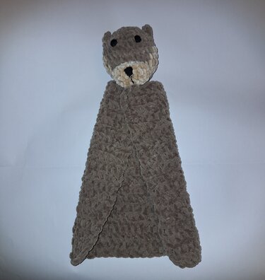 Comforting otter blanket - Crochet