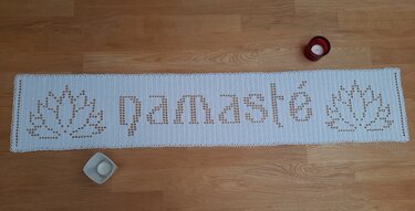 Tischläufer namasté Häkelanleitung