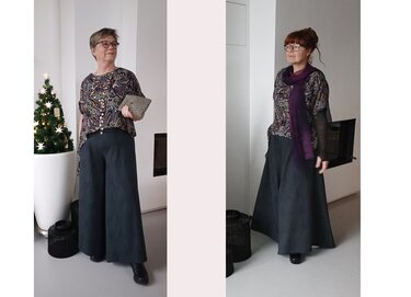 LILAC asymmetrical shirt - Sewing