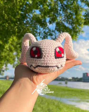 Digital Monster Baby - Amigurumi - Crochet Pattern 02
