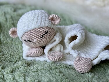 Sleepy Sheepy: Cozy Lovey Crochet Pattern