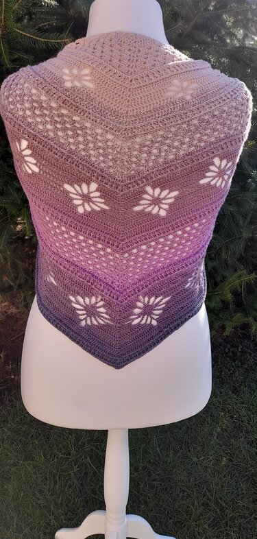 flaches Dreieckstuch "Das Sommerliche" - Bild 2