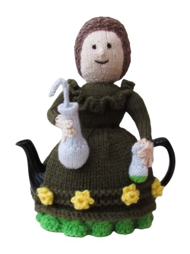 TeaCosyFolk's Marie Curie Tea Cosy Knitting Pattern