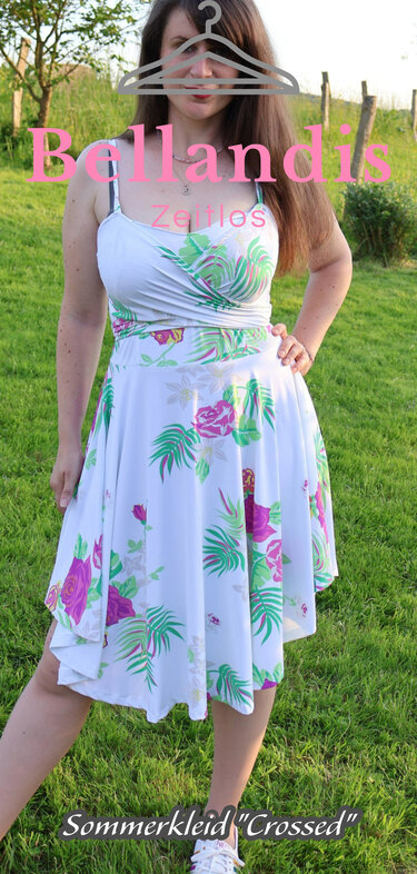 E-Book Schnittmuster Bellandis Wickelkleid "Crossed" mit deutscher Anleitung - Bild 4