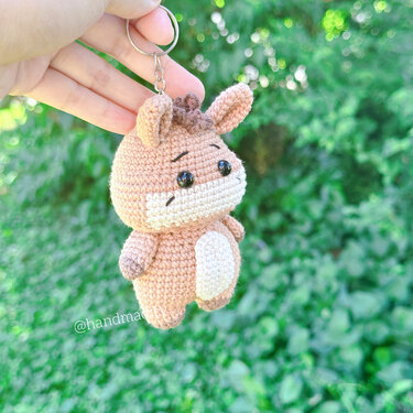 Horse Keychain - Crochet