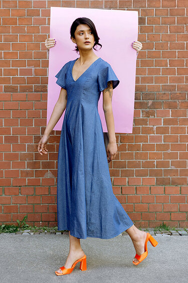 Kleider Schnittmuster Bundle XS-XXXL Damen Minikleid Jerseykleid Sommer - Nähen