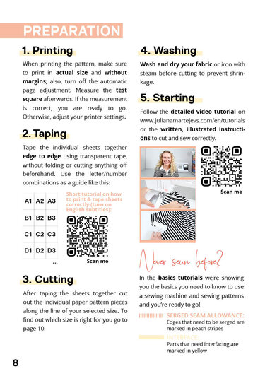 Polo Dress Sewing Pattern Ladies XS-XXXL Jersey dress Summer dress