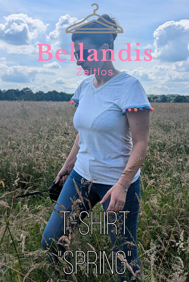 E-Book Schnittmuster Bellandis T-Shirt "Spring" mit deutscher Anleitung - Nähen