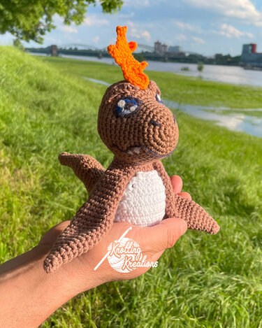 Digital Monster Baby - Amigurumi - Häkelanleitung 03