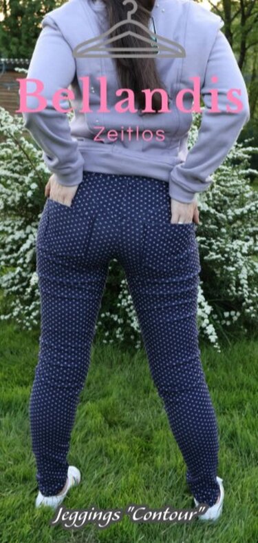 E-Book Schnittmuster Bellandis Jeggings "Contour" mit deutscher Anleitung - Nähen