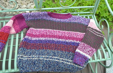 Pullover * Bobbelreste * alle Größen * Strickanleitung - Bild 2