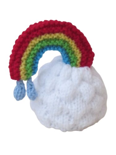 Rainbow Chocolate Orange Cosy Knitting Pattern