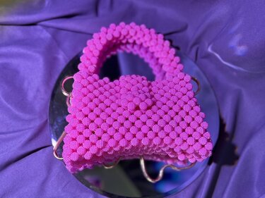Beaded handbag weave pattern PDF and video tutorial - Crafts