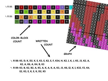 YGGDRASIL RAINBOW - pattern for c2c/mini c2c crochet blanket