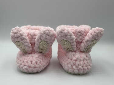 Crochet Pattern - Babyshoes / Babyboots Bunny