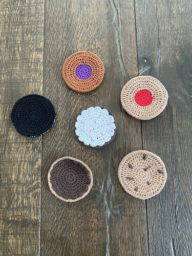 Abschminkpads Cookies - Häkeln