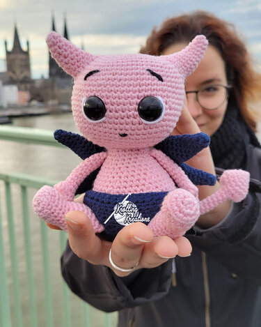 Crochet Pattern - Little Devil - PDF US Terms