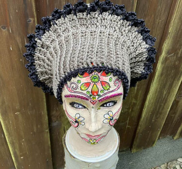Perles GELE Haube Glorya - Bild 4
