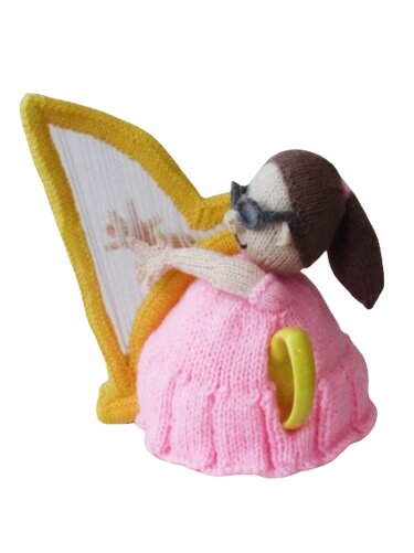 TeaCosyFolk's Harpist Tea Cosy Knitting Pattern