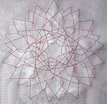 Stickdatei - 49 XXL Zirkel Mandala Blumen 16 bis 20cm Teil 1 - Sticken