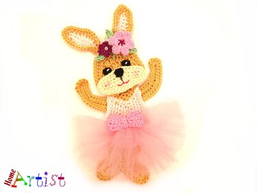 Ballt bunny crochet