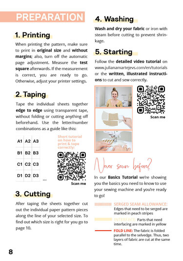 Patchwork bag sewing pattern, denim bag, shoulder bag, baguette bag, jeans