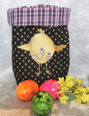 Stickdatei - Oster Küken Lily - Frühling - 2 Größen - Sticken