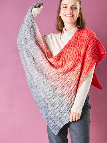 ASYMMETRISCHES TUCH ZOPF-WELTEN - Bild 6