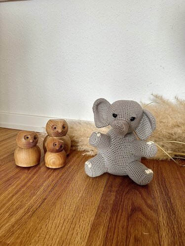 Elephant Amigurumi, Crochet Pattern