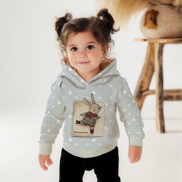 Doodle Stickdatei Hase Rudi - 7 Rahmen-Größen - Bild 7