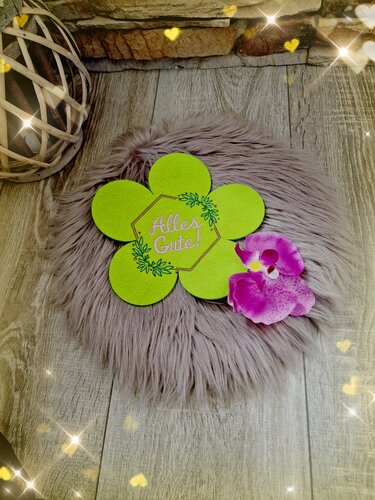 Stickdatei - Alles Gute - Rahmen - 3 Größen - Geschenk - Sticken