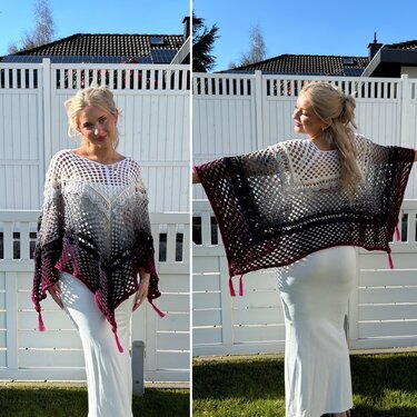 Häkelanleitung Sommerponcho "Amaya" - Bild 4