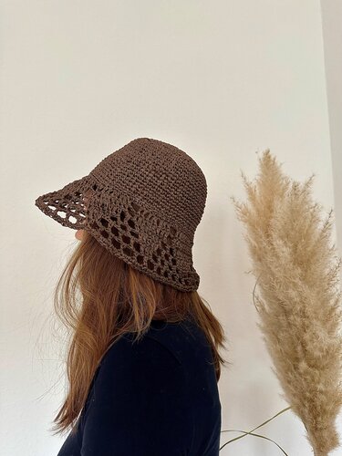 Sommerhut, Fischerhut, Sonnenhut, Häkelanleitung - Bild 3