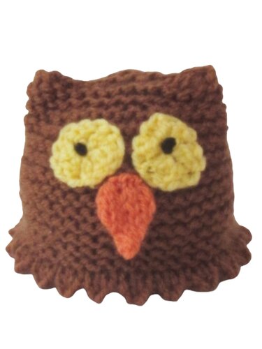 Owl Chocolate Orange Cosy Knitting Pattern
