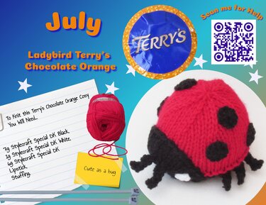 TeaCosyFolk's Ladybird Chocolate Orange Cosy Knitting Pattern