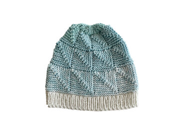 Babymützchen im Patchworkstyle - Strickanleitung