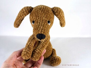 Amigurumi Dog Crochet Plush Pattern