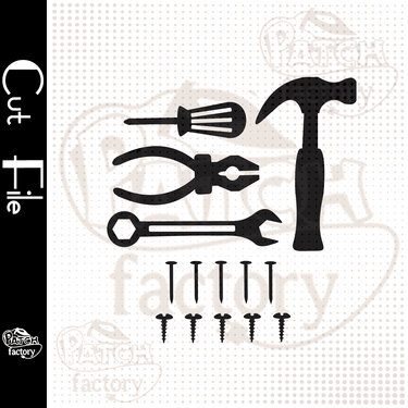 Plotterdatei, Schnittdatei Werkzeug, Hammer Zange Schrauben etc. - Plotting