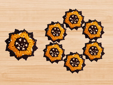 Häkelanleitung für Rundes Motiv