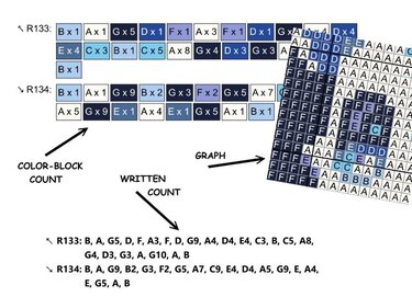 COSMIC DEER - pattern for c2c crochet blanket