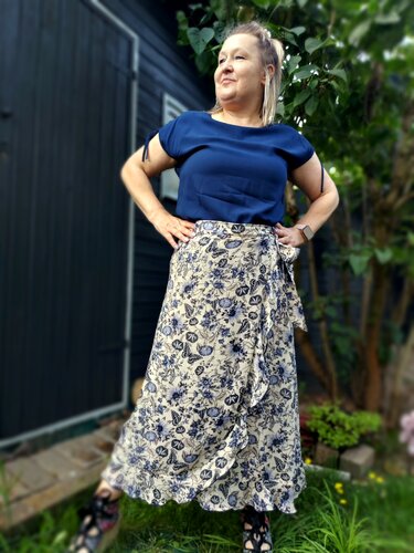 Yucca wrap skirt cut with or without ruffle - Image 13
