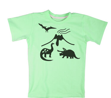 Plotterdatei, Schnittvorlage Dinosaurier und Vulkan - Plotting